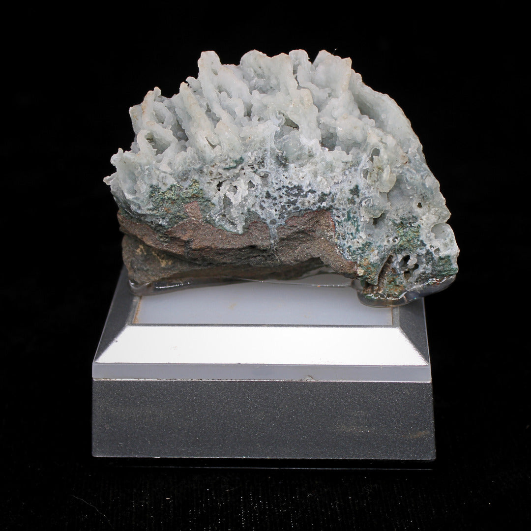 Rare Coral Chalcedony 108g Mineral Specimen India Zeolite Formation