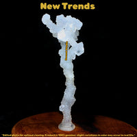 Apophyllite Cube Cluster Tower Shape 11cm 150g Natural Mineral Specimen Repaired