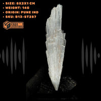 Rare 14g Scolecite Spray Crystal Specimen 8x2x1 cm Zeolite Mineral India