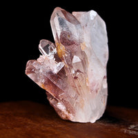 Natural Phantom Clear Quartz 86g Polished Point Cluster Crystal India