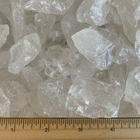 Natural Rough Clear Quartz Chunks, 1-2" Raw Clear Quartz, Pick How Many