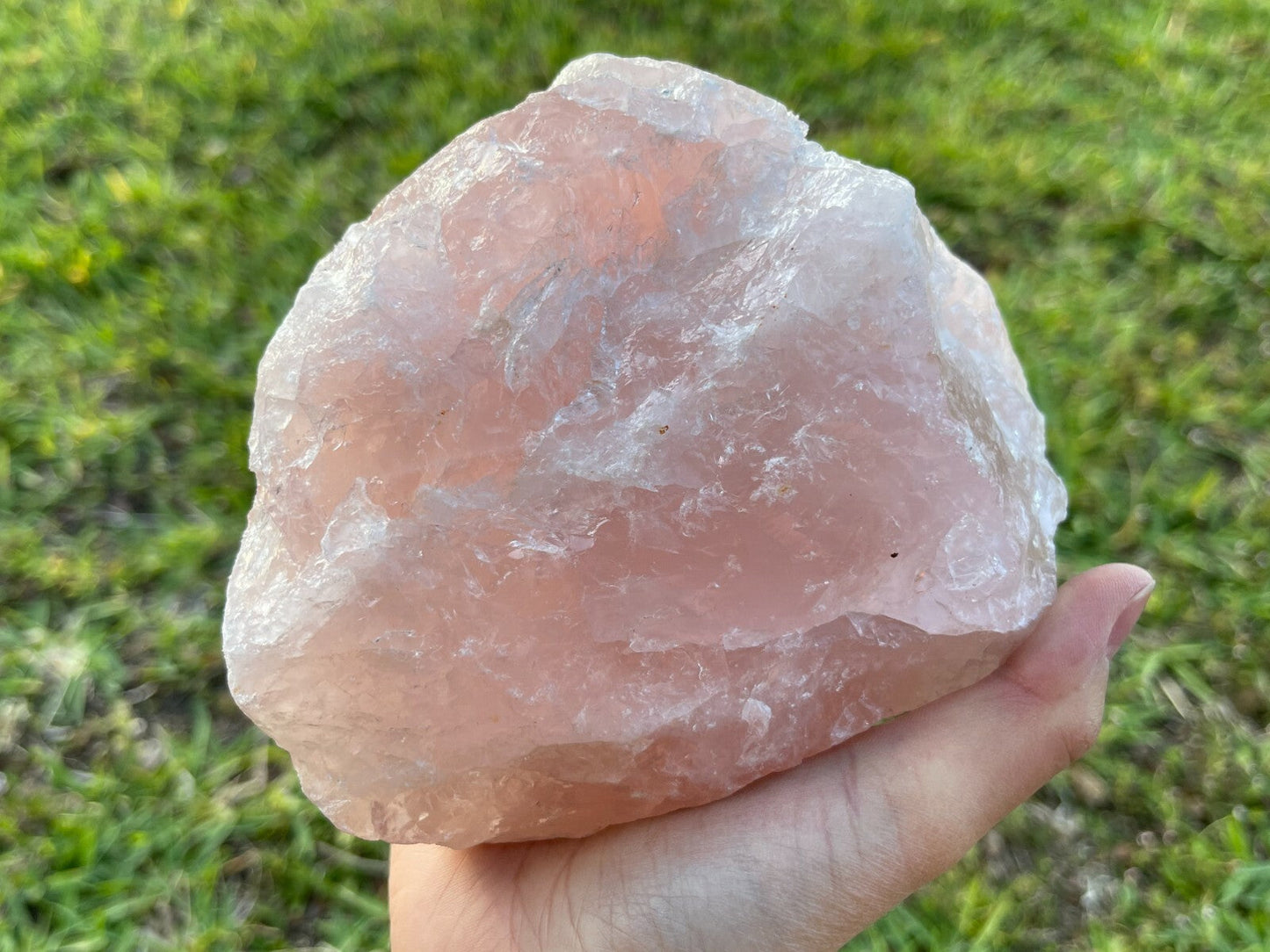 Large Rose Quartz Rough Natural Stones, 2.5"-6" Raw Rose Quartz, Pick A Weight
