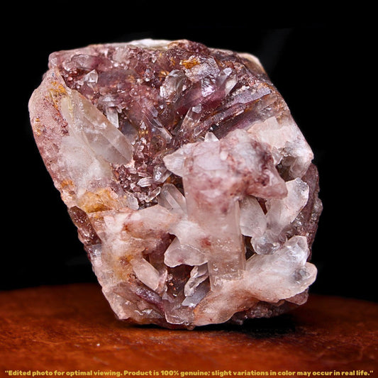 Natural Phantom Clear Quartz Healing Cluster Stone 110g 6x5 cm Crystal