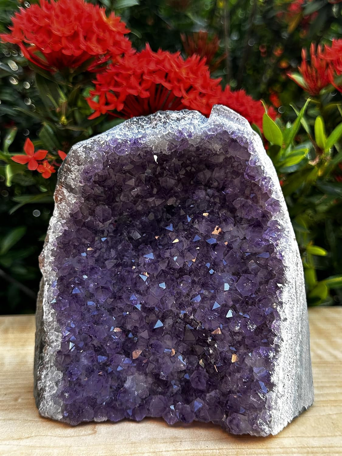 Amethyst Cluster, Amethyst Geode From Uruguay Cut Base, Pick a Size