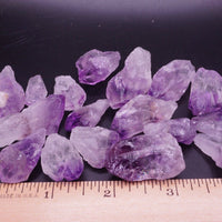 Amethyst Points 1/4 Lb Natural Dark Purple Crystal Points Gemstone Specimens