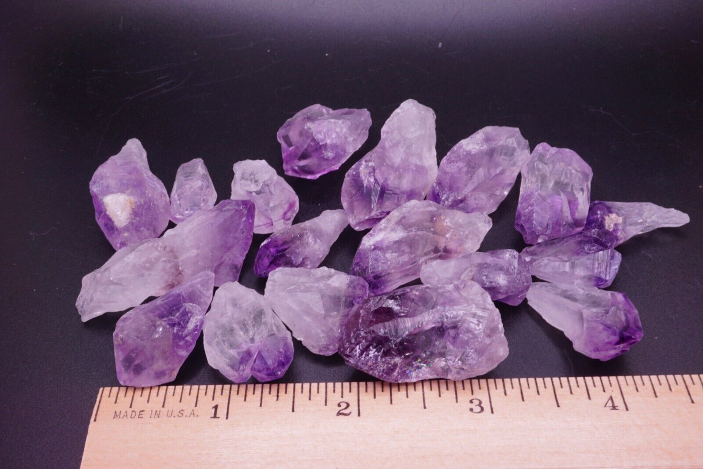 Amethyst Points 1/4 Lb Natural Dark Purple Crystal Points Gemstone Specimens
