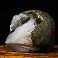 Scolecite Geode 90g High-Vibe Reiki Healing Crystal Chakra Energy Stone