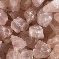 Rose Quartz Rough Natural Stones, 1.25-2" Raw Rose Quartz, Wholesales Bulk Lot
