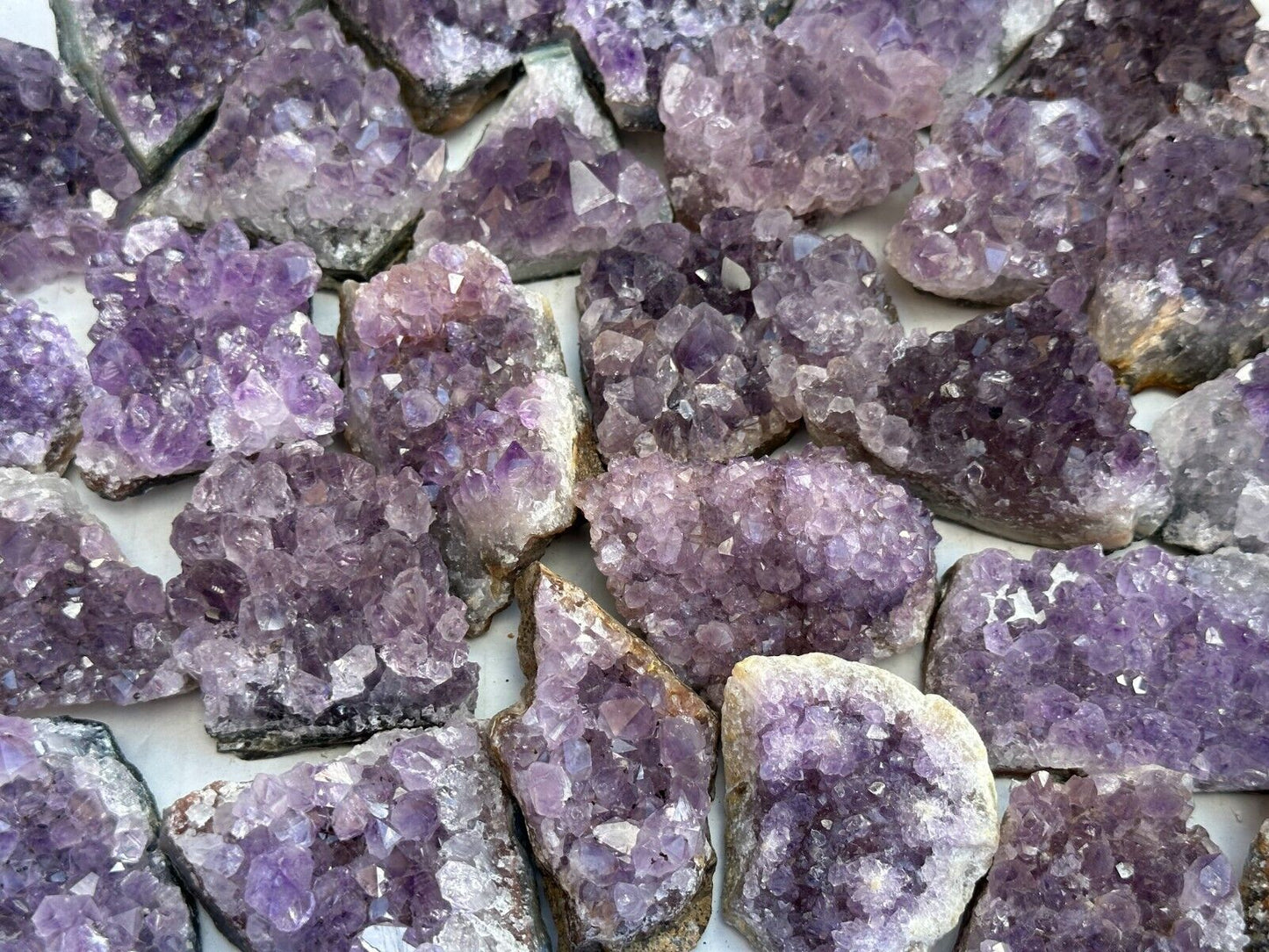 Grade A Amethyst Cluster, Amethyst Geode, Raw Amethyst Druze, Wholesale Bulk Lot