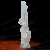 Apophyllite Rare Shiny Tower Cluster 7x2cm 80g Unusual Matrix Mineral Specimen