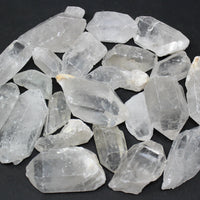 Bulk Wholesale 5 lb Lot CLEARANCE Natural Quartz Crystal Points (GREAT VALUE)