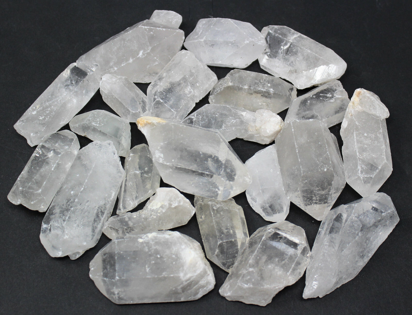 Bulk Wholesale 5 lb Lot CLEARANCE Natural Quartz Crystal Points (GREAT VALUE)