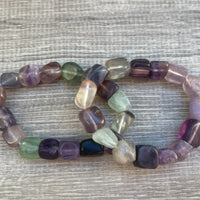 Wholesale Grade A++ Gemstone Nugget Bracelet, Choose from 18 Gemstone Types