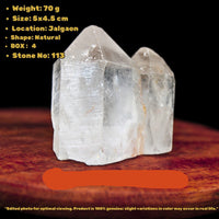 Himalayan Clear Quartz Crystal 70g – Master Healer Energy Stone