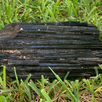 Extra Large Black Tourmaline Chunk / Rod / Log, Natural Rough Black Tourmaline