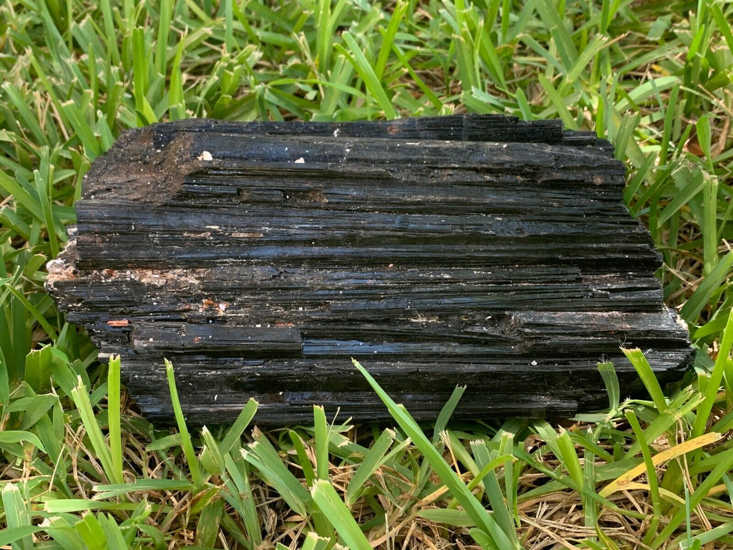 Extra Large Black Tourmaline Chunk / Rod / Log, Natural Rough Black Tourmaline