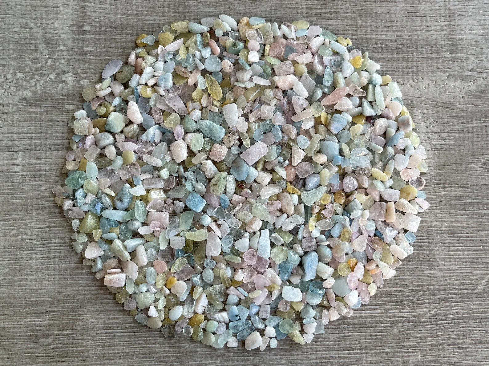 Grade A++ Semi Tumbled Gemstone Mini Chips 3 - 18 mm, Choose From 4 oz to 3 lbs