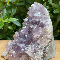 Uruguayan Amethyst Cluster, Grade B Amethyst Geode with Cut Base, Pick a Size