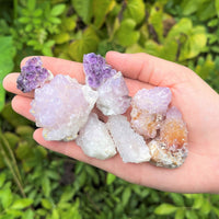 Spirit Quartz Clusters, Points & Pieces CLEARANCE Lots (Spirit Quartz Crystals)