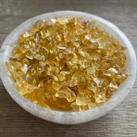 Grade A+++Citrine Semi Tumbled Gemstone Mini Chips 3 - 6 mm, Wholesale Bulk Lot