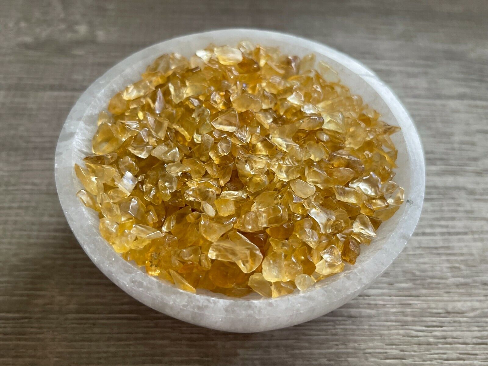 Grade A+++Citrine Semi Tumbled Gemstone Mini Chips 3 - 6 mm, Wholesale Bulk Lot