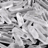 Clear Quartz Points Crystal Collection 1/2 Lb (8 oz) Natural Specimens in Box