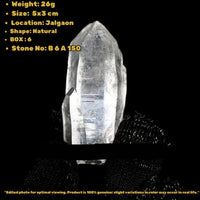 Rare Clear Quartz Cluster 26g  Sparkling Himalayan Crystal Specimen