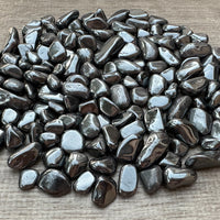 Grade A++ Hematite Semi Tumbled Gemstone Large Chips 8-20 mm, Wholesale Bulk Lot