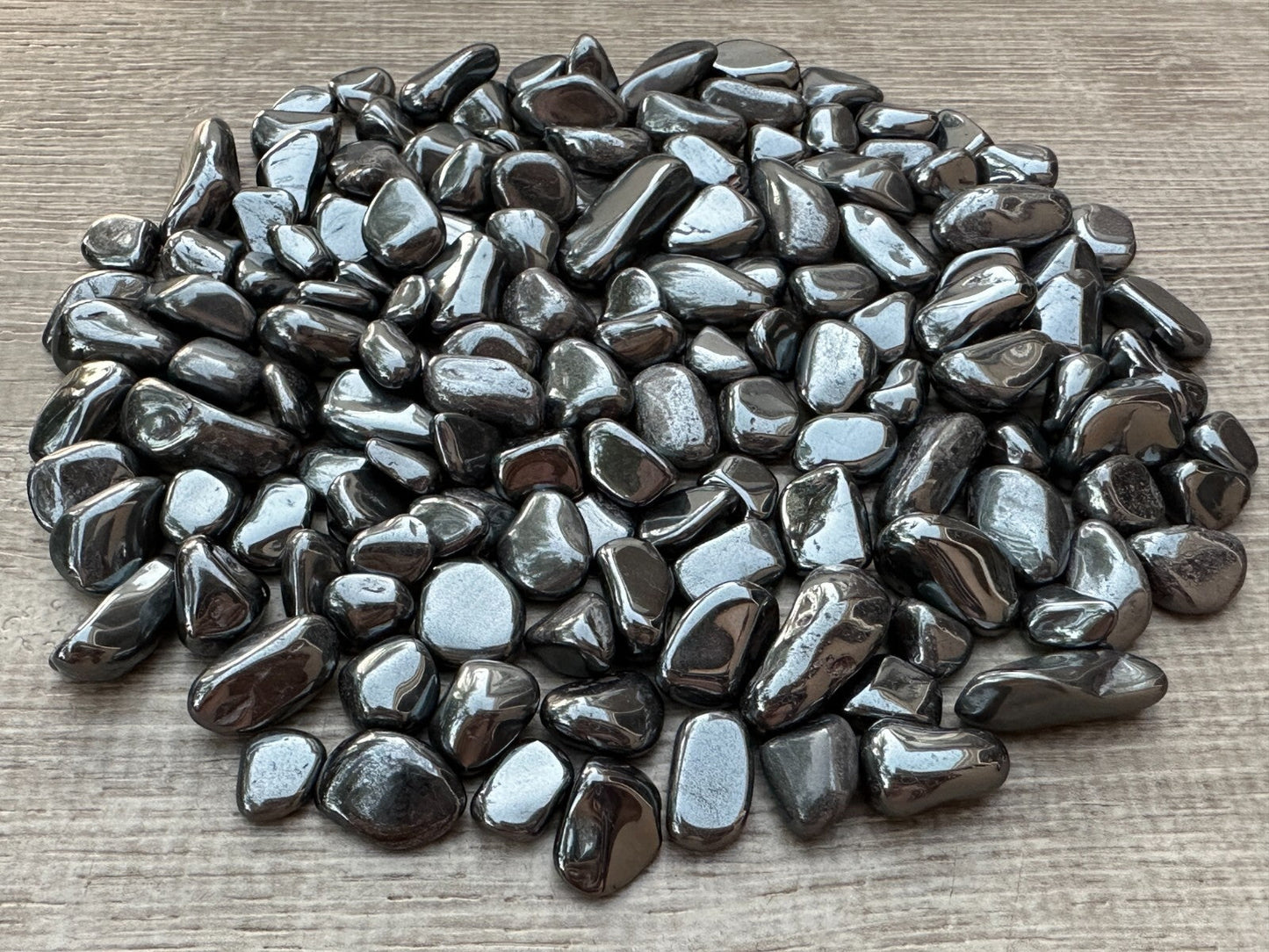 Grade A++ Hematite Semi Tumbled Gemstone Large Chips 8-20 mm, Wholesale Bulk Lot
