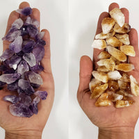 AMETHYST & CITRINE COMBO Bulk Wholesale Crystal Points & Chunks