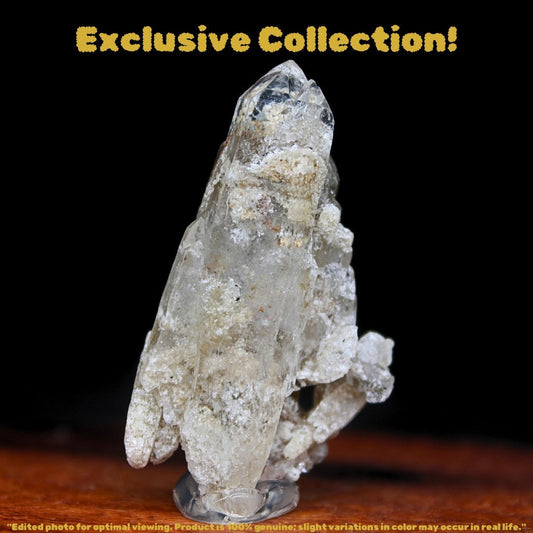 Himalayan Clear Quartz Crystal 18g Rare Mineral Specimen 5x3 cm India