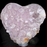 Heart Shaped Amethyst 876g Natural Crystal Cluster 12x12 cm from India