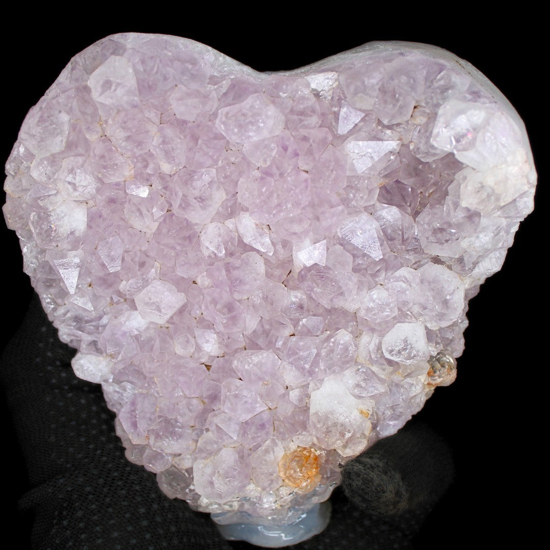 Heart Shaped Amethyst 876g Natural Crystal Cluster 12x12 cm from India
