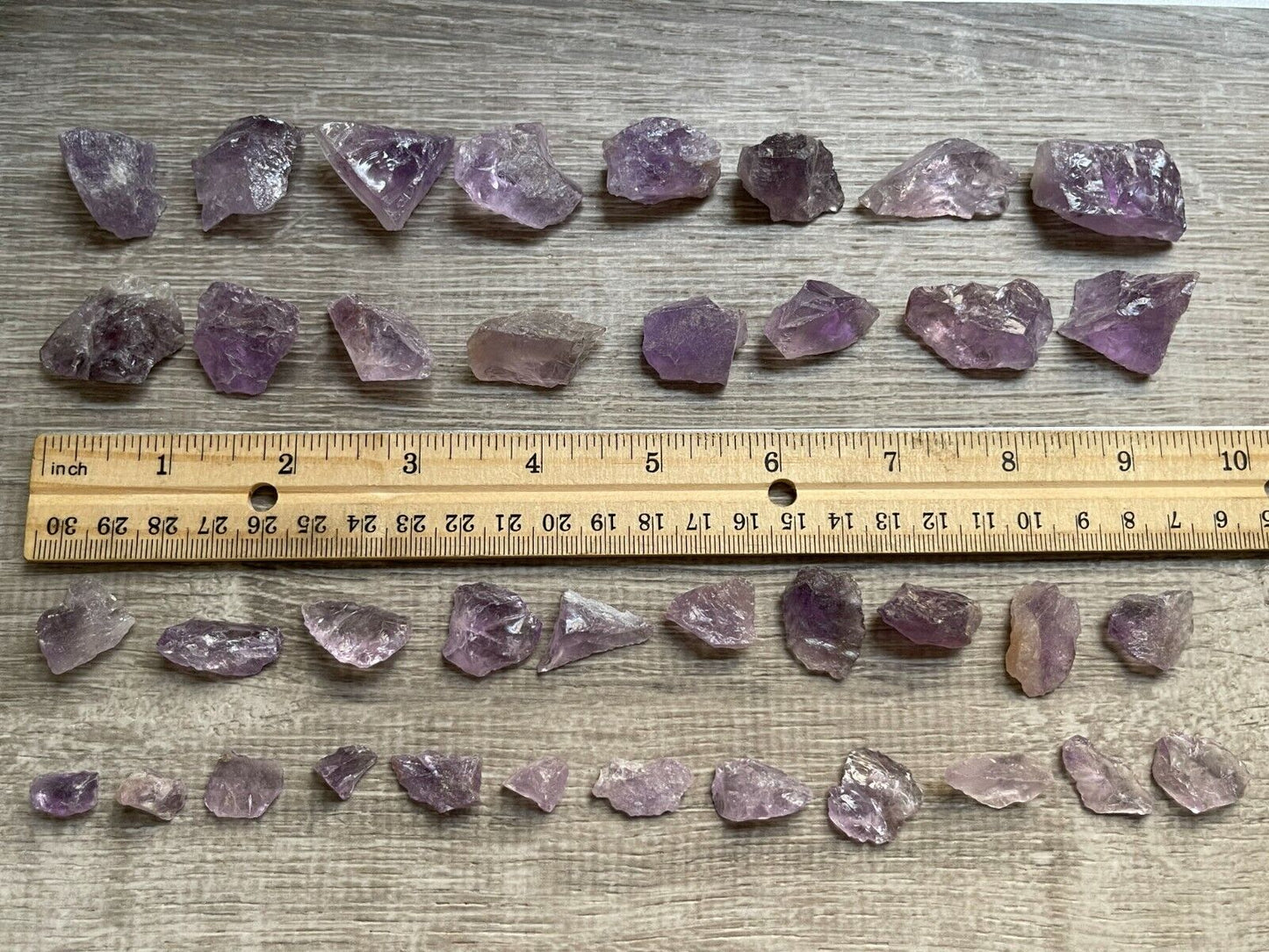 Grade A++ Small Raw Amethyst, 0.5-1" Natural Amethys Chip, Wholesale Bulk Lot