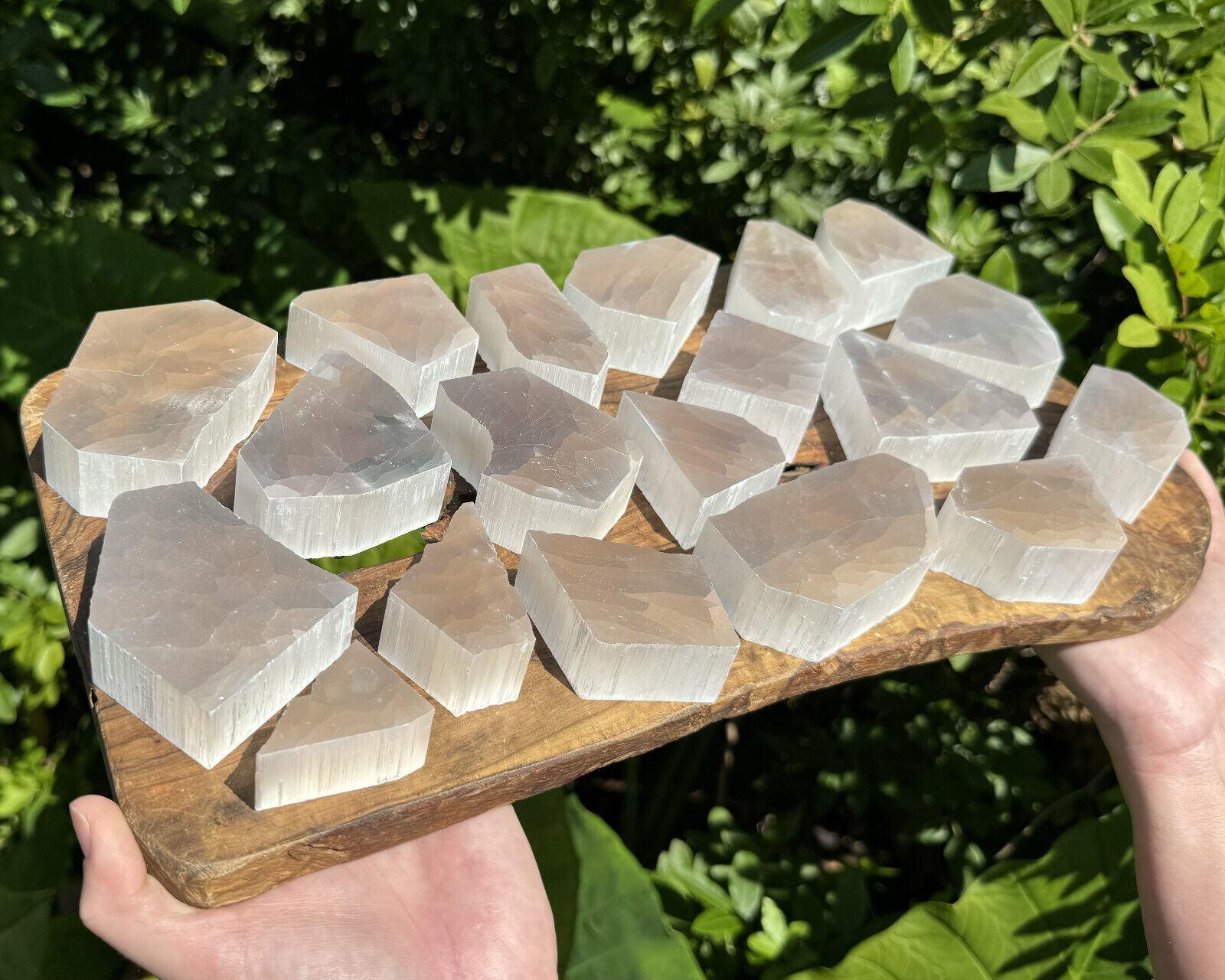 Ulexite TV Rock Chunks, Television Stones - Choose Size (Optical Crystals)