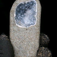 Rare Amethyst Chalcedony 150g Crystal Specimen Mineral Cluster India 7x3 cm