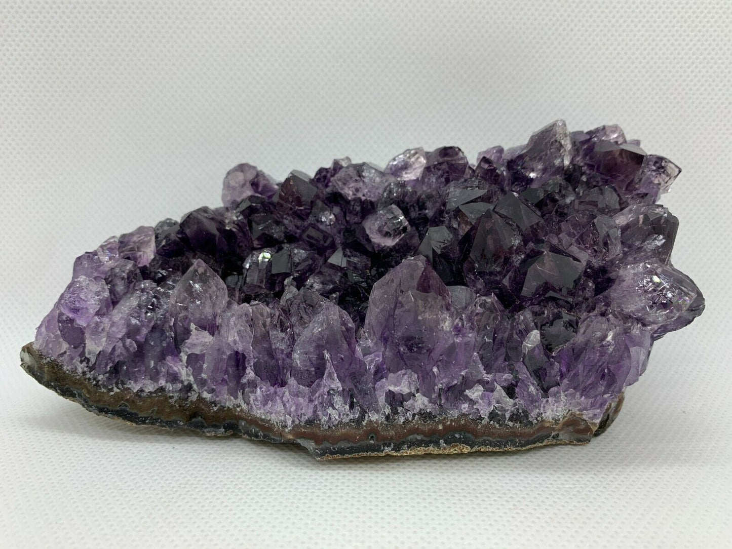 Deep Purple Amethyst Cluster From Uruguayan, Amethyst Geode, Raw Amethyst