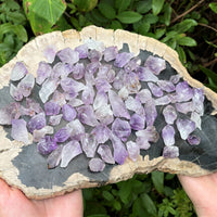 1/4 lb Bulk Lot Purple Amethyst Quartz Points & Raw Crystal Pieces – 4 oz