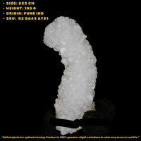 Rainbow Quartz Cluster 100g 8x3 cm Raw Crystal Healing Stone