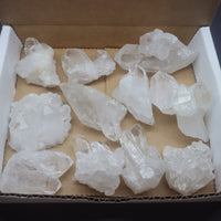 1 Lb Natural Clear Quartz Crystal Cluster Crystal Points Mineral Specimens