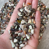 Grade A++ Semi Tumbled Gemstone Mini Chips 3 - 18 mm, Choose From 4 oz to 3 lbs