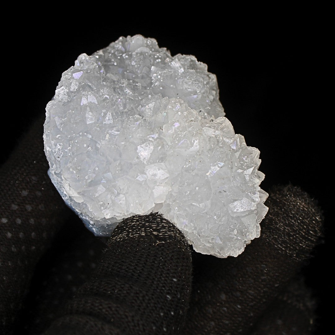 Natural Apophyllite Quartz Cluster 120g Raw Healing Crystal from India