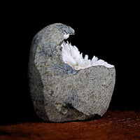 76g Scolecite Geode Natural Needle Crystal Cluster Mineral India