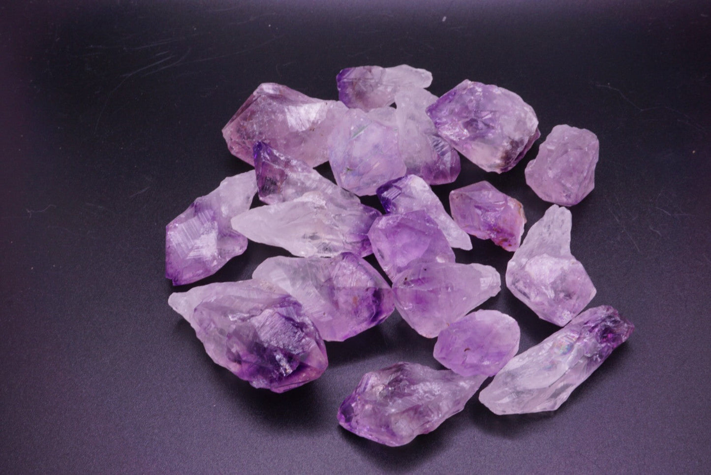 Amethyst Points 1/4 Lb Natural Dark Purple Crystal Points Gemstone Specimens