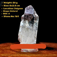 Rare Himalayan Quartz Crystal 26g Collector Mineral Specimen 5x2.5cm India