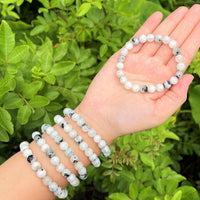 8 mm Bead Gemstone Bracelets: BUY 3 GET 1 FREE! (Stretch Crystal Bead Bracelets)