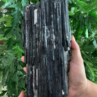 Extra Large Black Tourmaline Chunk / Rod / Log, Natural Rough Black Tourmaline
