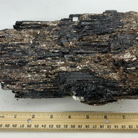 Extra Large Black Tourmaline Chunk / Rod / Log, Natural Rough Black Tourmaline