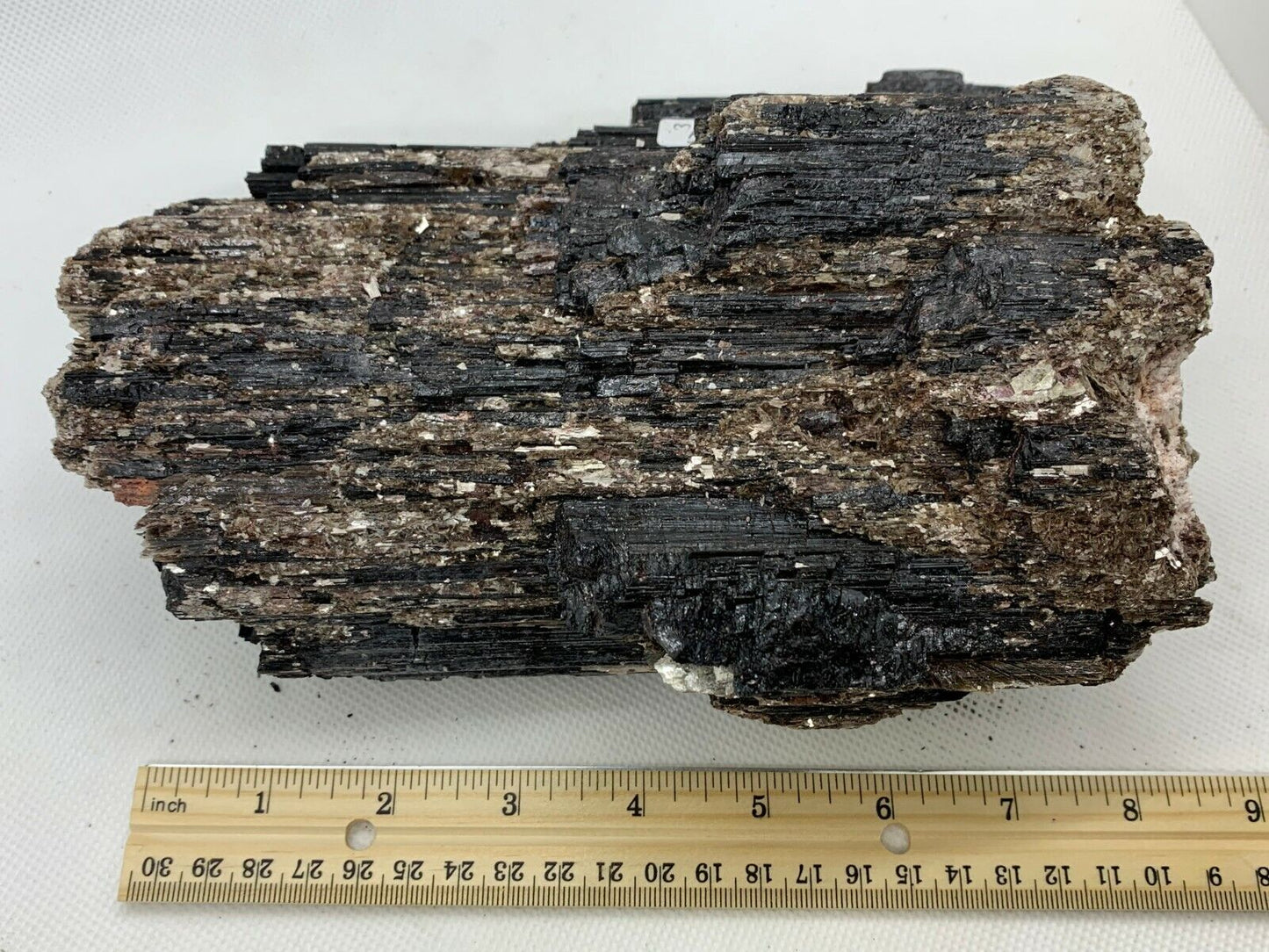 Extra Large Black Tourmaline Chunk / Rod / Log, Natural Rough Black Tourmaline