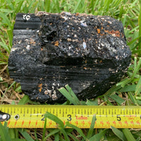 Extra Large Black Tourmaline Chunk / Rod / Log, Natural Rough Black Tourmaline